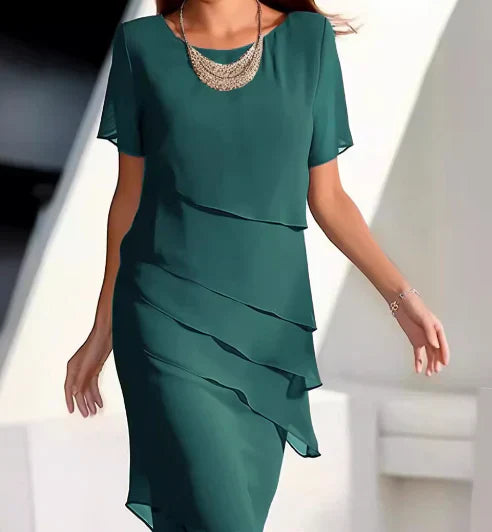 Levoire | Mini Robe Unie Sans Manches Vert