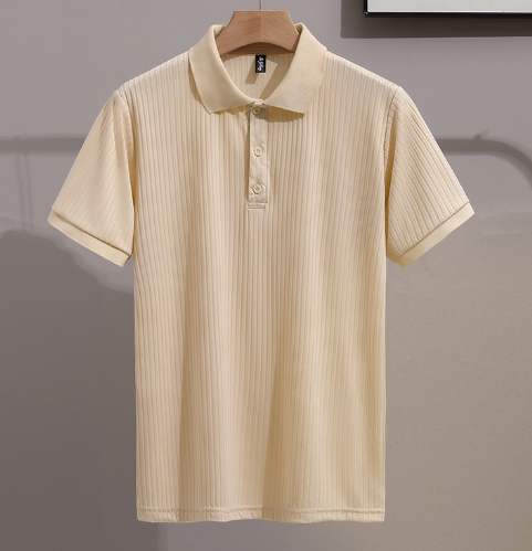Levoire | Polo Decontractee Elegant Hommes Beige