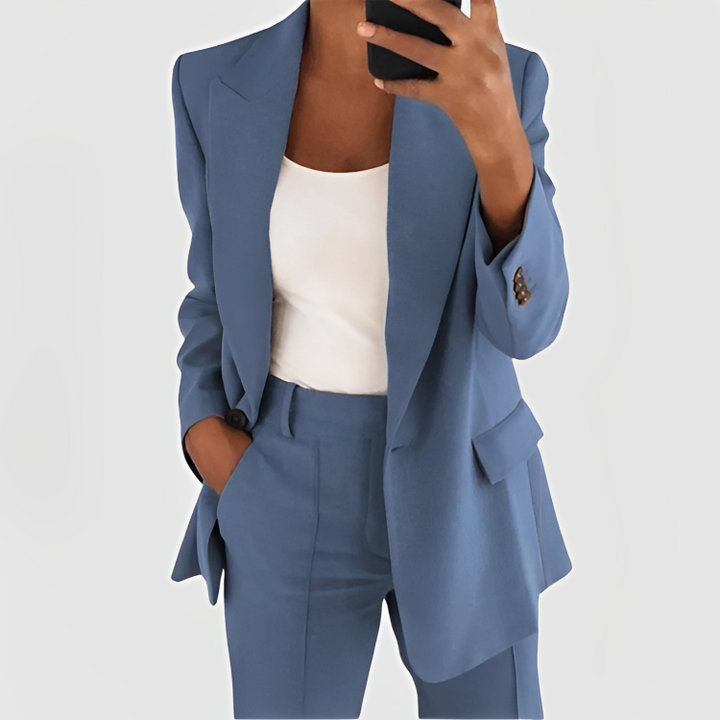 Levoire | Classique Blazer Dress Pour Femmes Bleu