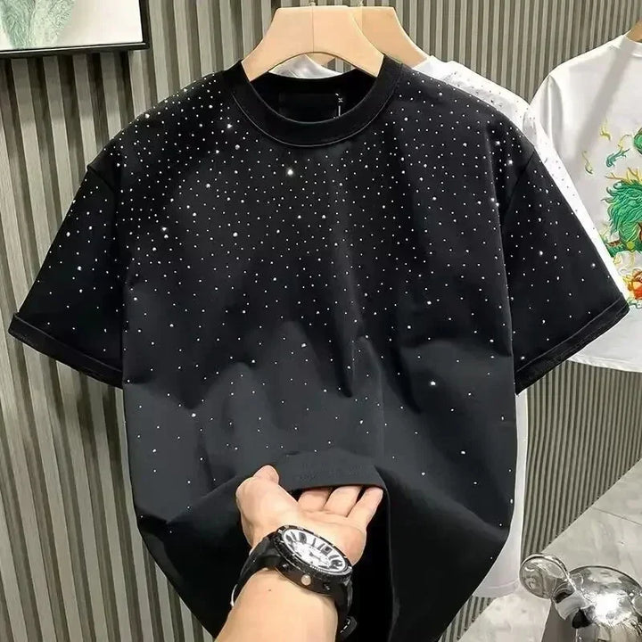 Levoire | Chemise En Cristal Élégante Et Confortable Pour Hommes Noir