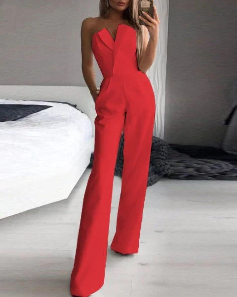 Levoire | Combi-Short Sans Manches Rouge Rot