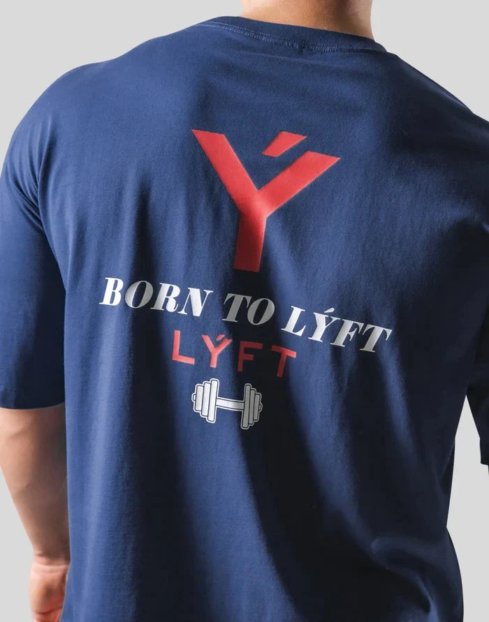 Levoire | Hop Gym T-Shirt Élégant Et Confortable Pour Hommes En Mouvement Marine