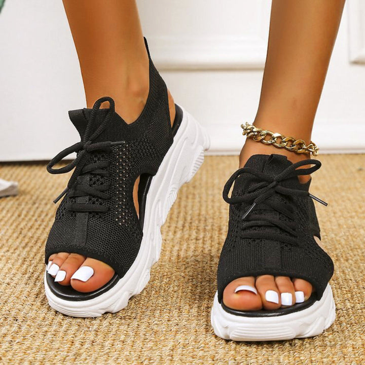 Levoire | Sandales confortables avec semelles douces Noir