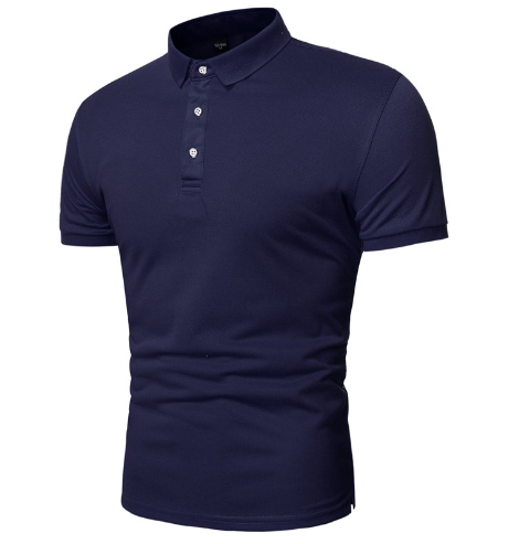 Levoire | Polo Shirt Confortable Et Intemporel Hommes Bleu marine