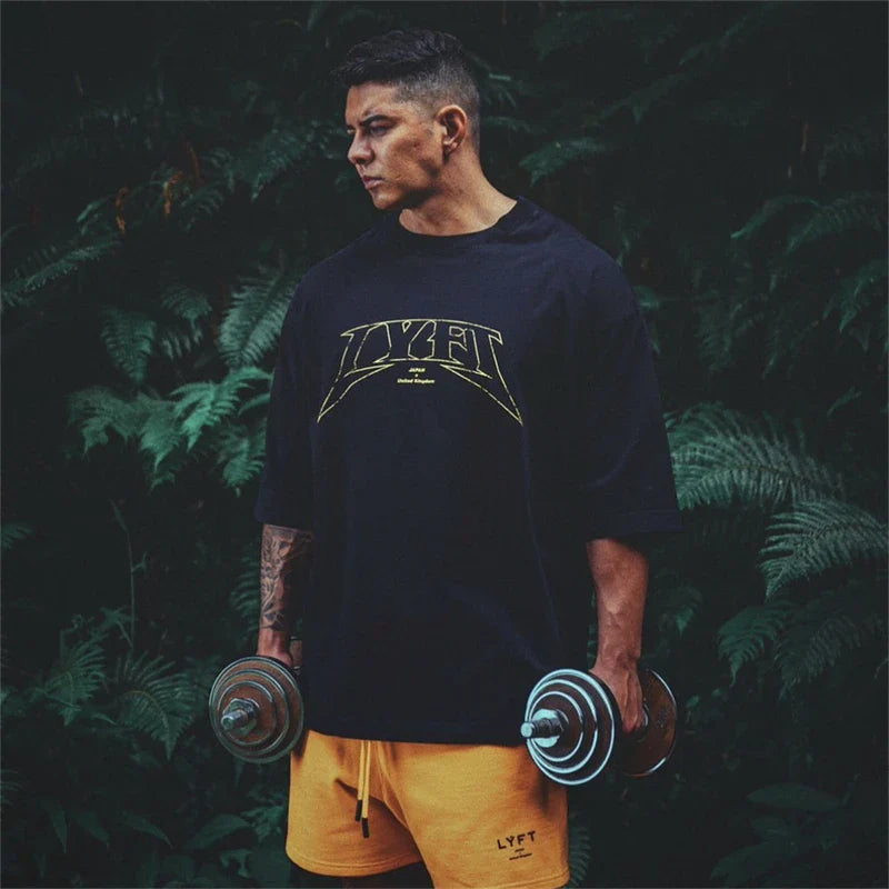 Levoire | Ylihäive T-Shirt Pour Hommes Confort Et Design Intemporel Noir