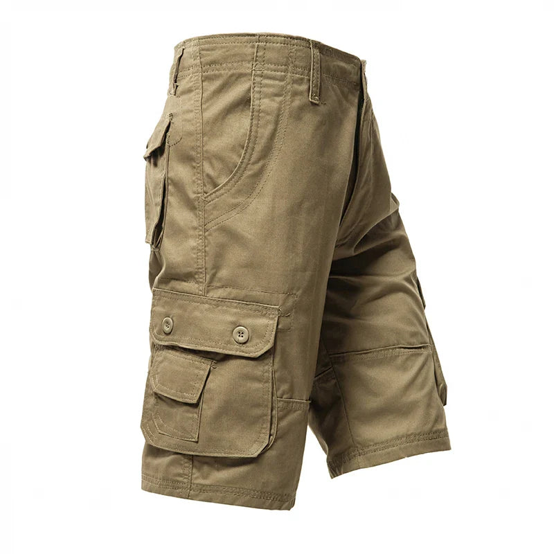 Levoire | Pantalons Cargo D'Été Pour Hommes Style Et Espace Pour Les Aventures Kaki