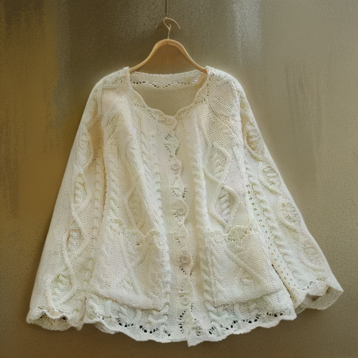 Levoire | Un Pull Classique Confortable Et Agréable Blanc