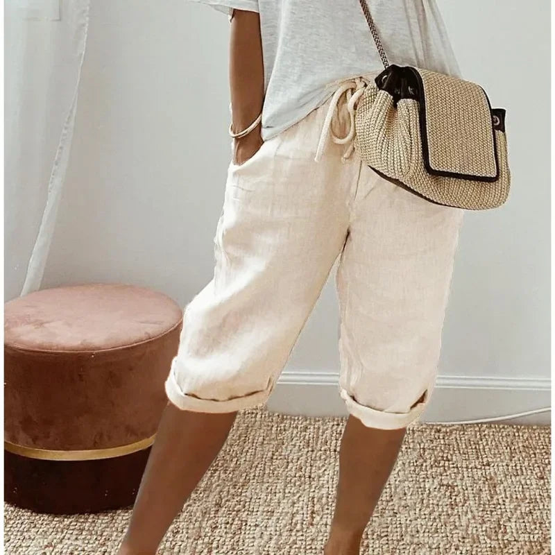 Levoire | Pantalons courts élégants Beige