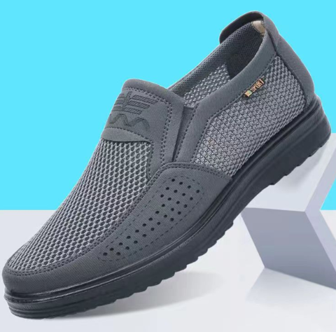 Levoire | Chaussures Orthopédiques Ventilées Pour Hommes Gris