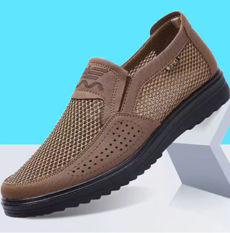 Levoire | Chaussures Orthopédiques Ventilées Pour Hommes Braun