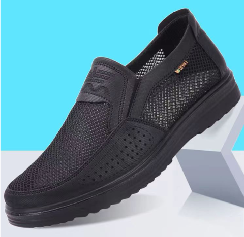 Levoire | Chaussures Orthopédiques Ventilées Pour Hommes Noir