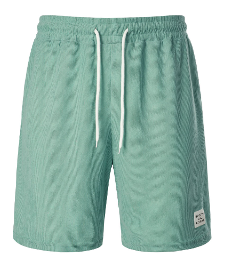 Levoire | Shorts D'Été Confortables Pour Hommes Minzivert | Robe à col en V