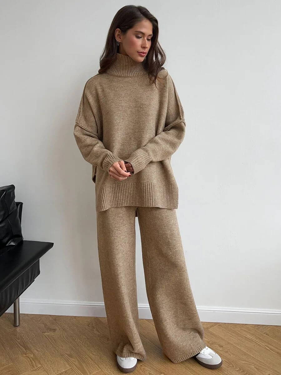 Levoire | Ensemble Élégant Et Confortable Caramel