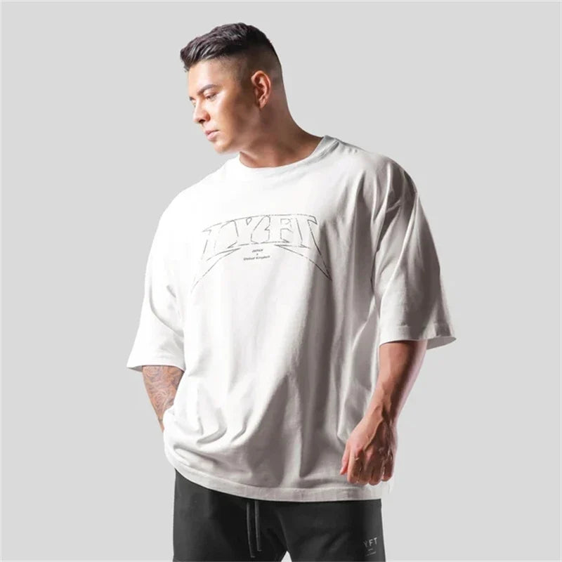 Levoire | Ylihäive T-Shirt Pour Hommes Confort Et Design Intemporel Blanc