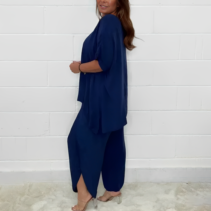Levoire | Top En Viscose Décontracté Pour Femmes Avec Culottes Fluides