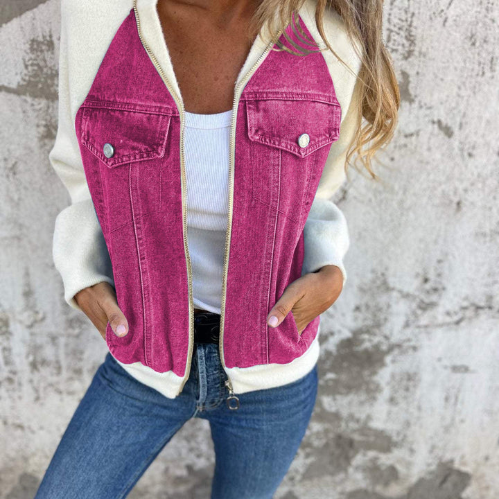 Levoire | Veste Longue à Manches Zippée Confortable Liila
