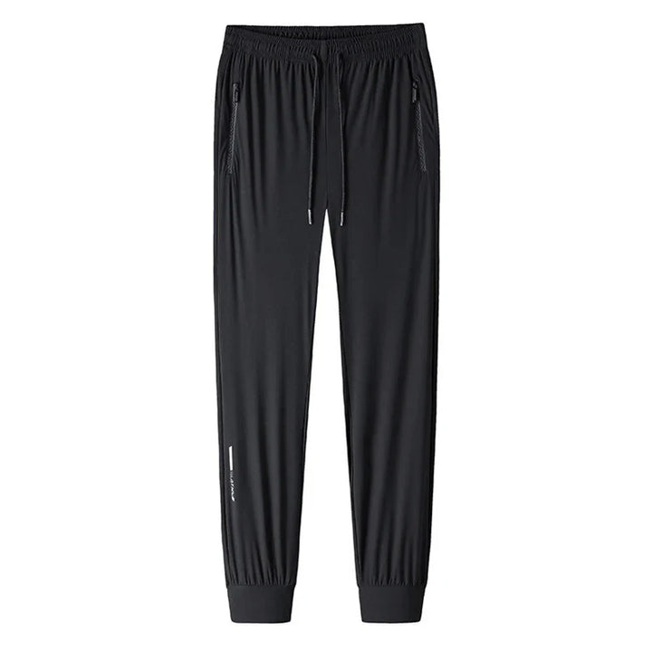 Levoire | Soie Séchage Rapide Pantalon Longueur Été Confortable Et Respirant Noir