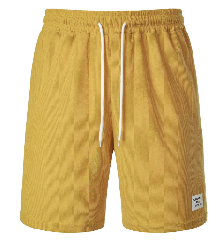 Levoire | Shorts D'Été Confortables Pour Hommes Jaune