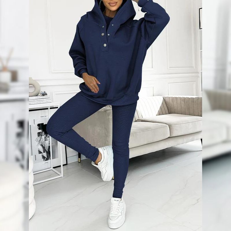 Levoire | Ensemble Tendance Ultime Chic Pour Femmes Bleu marine