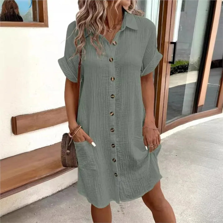 Levoire | La Robe Chemise D'Été Parfaite Pour Chaque Jour Vert