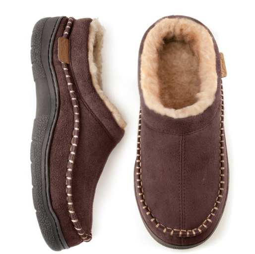 Levoire | Chaussons D'Intérieur Pour Hommes Chauds Braun