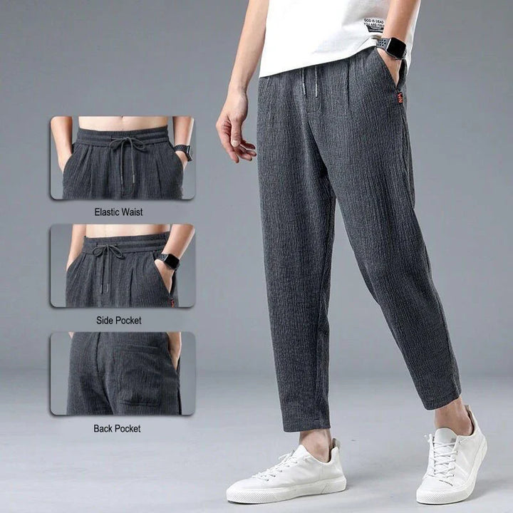 Levoire | Pantalon Harem Léger En Soie De Glace Confort Pour Les Journées Chaudes D'Été