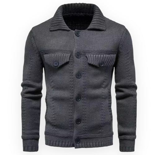 Levoire | Pull Homme Manches Longues avec Protège-Boutons