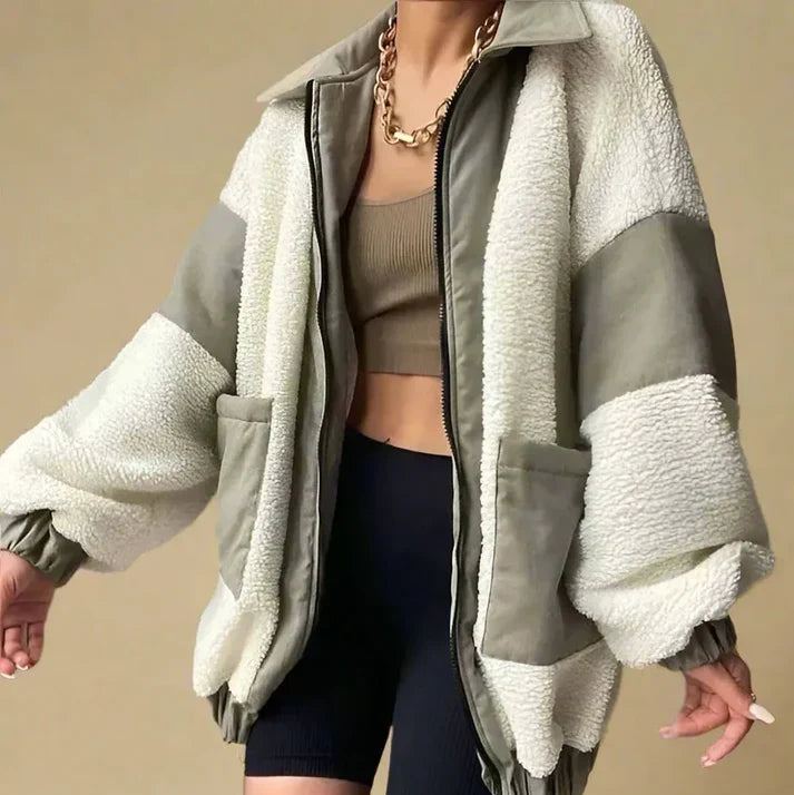 Levoire | Veste En Polaire Longue À Manches Longues Avec Zip Et Poches