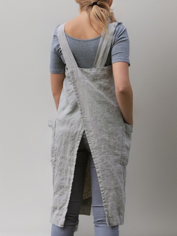 Levoire | Tablier Simple Avec Bandes Croisées Au Dos