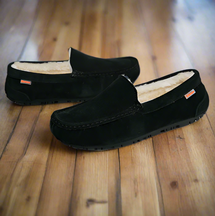 Levoire | Mocassins À Doublure Chaude Élégants Pour Hommes Noir