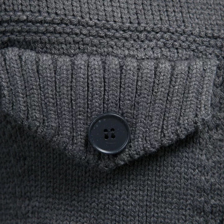 Levoire | Pull Homme Manches Longues avec Protège-Boutons