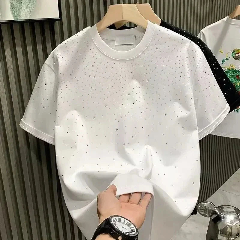 Levoire | Chemise En Cristal Élégante Et Confortable Pour Hommes Blanc