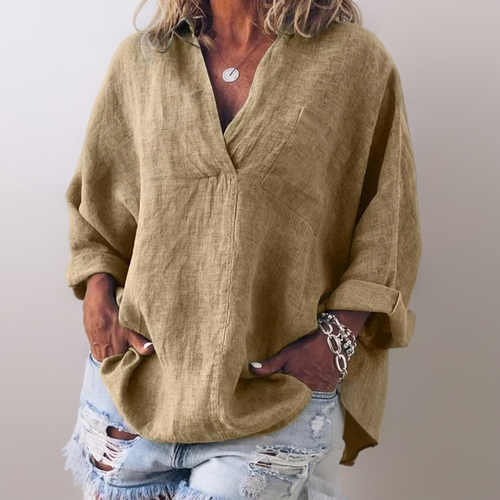 Levoire | Chemise À Manches Longues Avec Col En V