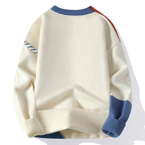 Levoire | Pull Pour Hommes Avec Design En Patchwork