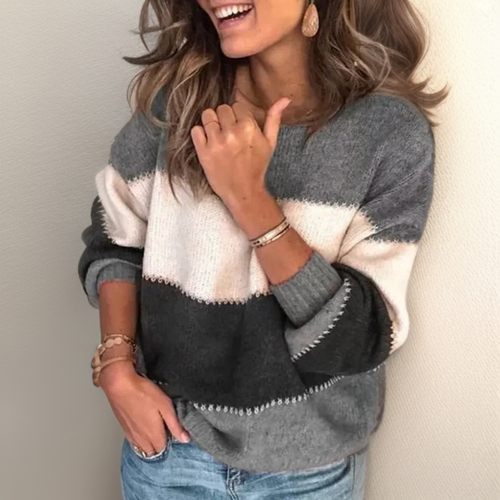 Levoire | Pull Rayé Luxe Confortable
