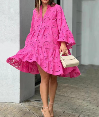 Levoire | Robe Mini Pour Femmes Rose foncé