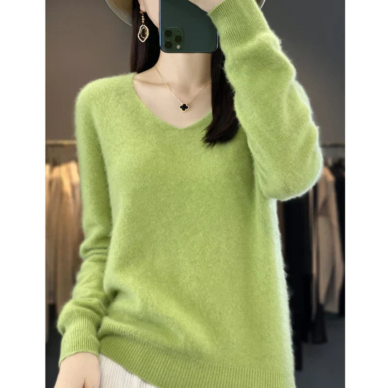 Levoire | Pull Confortable Vert clair