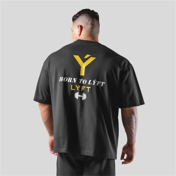 Levoire | Hop Gym T-Shirt Élégant Et Confortable Pour Hommes En Mouvement Noir
