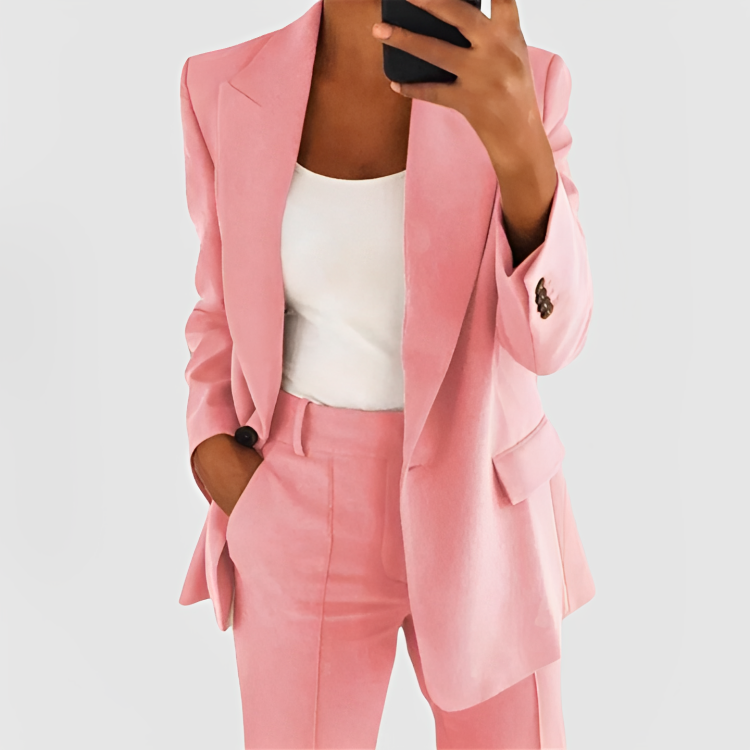 Levoire | Classique Blazer Dress Pour Femmes Rosa
