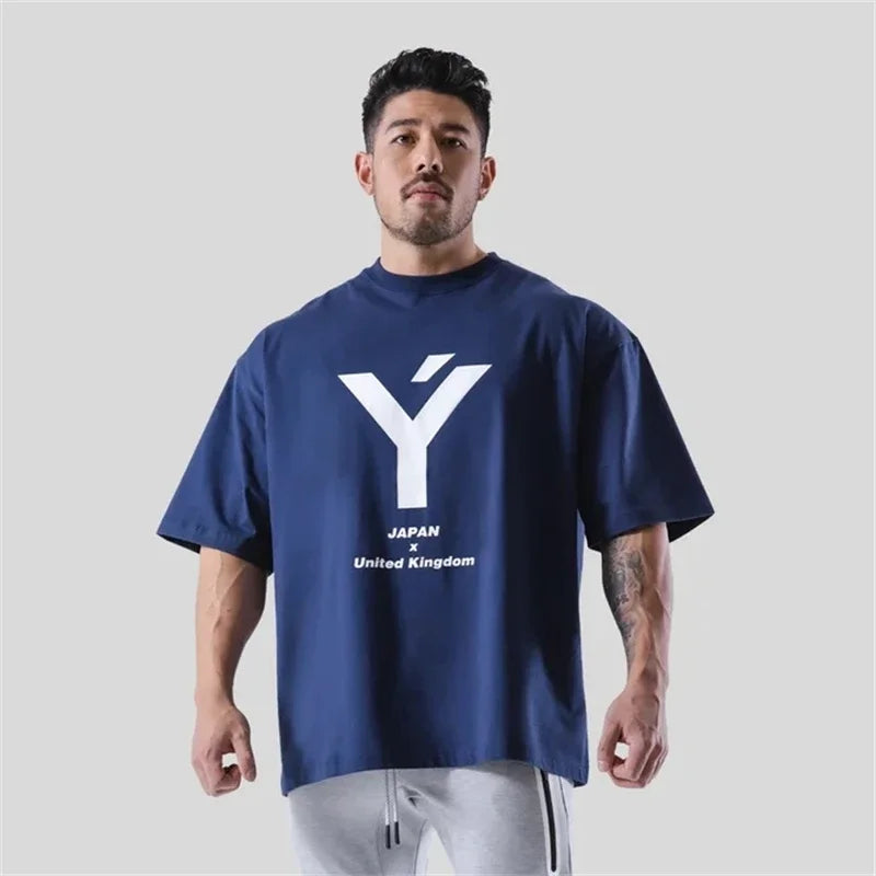 Levoire | T-Shirt Confortable Élégant Et Respirant Pour Le Sport Et Les Loisirs Marine
