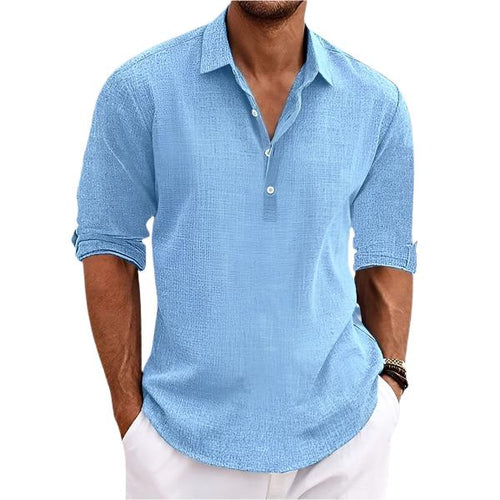 Levoire | Chemise En Lin Classique Pour Hommes