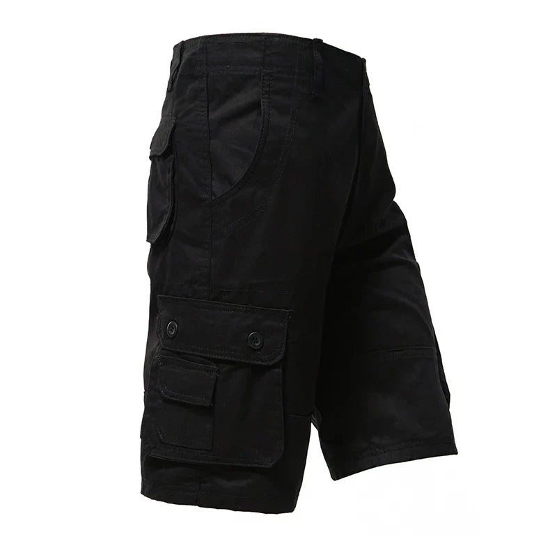 Levoire | Pantalons Cargo D'Été Pour Hommes Style Et Espace Pour Les Aventures Noir
