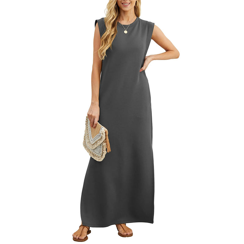 Levoire | Robe Maxi Polyvalente Gris