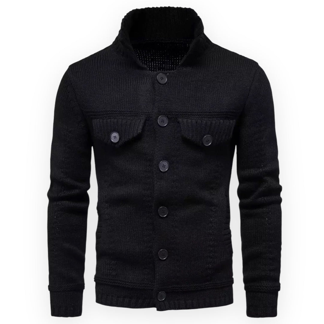Levoire | Pull Homme Manches Longues avec Protège-Boutons