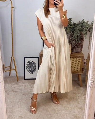 Levoire | Robe fluide plissée pastel