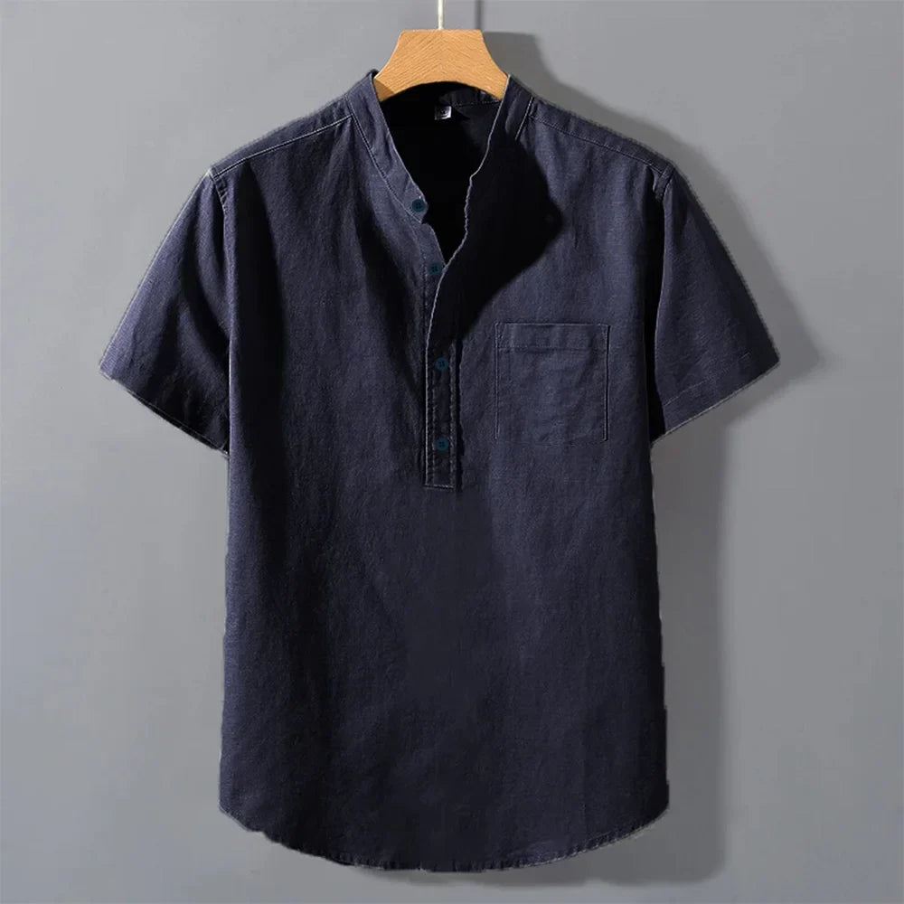 Levoire | Chemise Légère à Boutons pour Hommes Élégante Merinonsininen