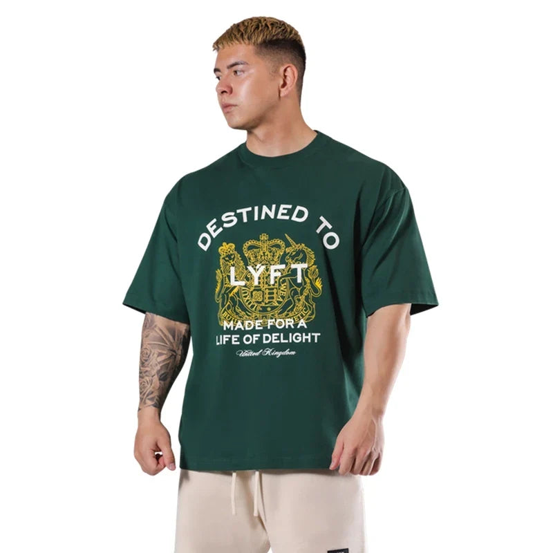 Levoire | T-Shirt Médiéval Confortable Et Élégant T-Shirt De Sport Vert