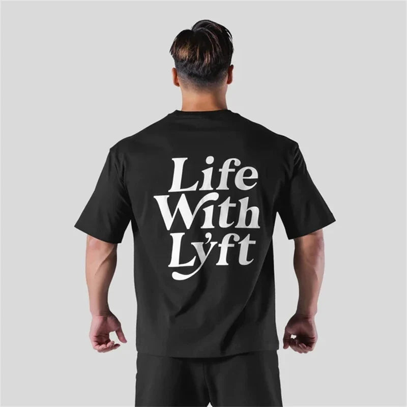 Levoire | Grande T-Shirt Élégant Et Polyvalent Choix Pour Les Hommes Noir Blanc