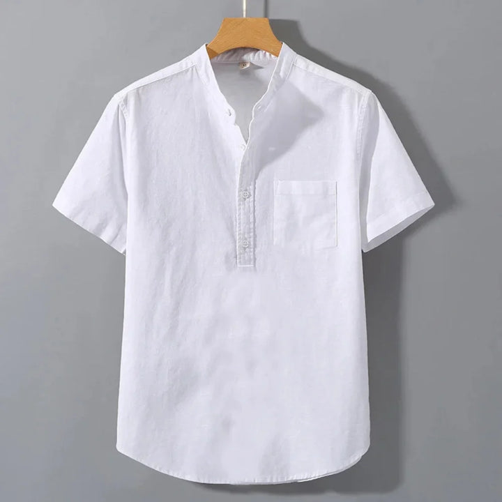 Levoire | Chemise Légère à Boutons pour Hommes Élégante Blanc