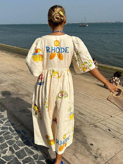 Levoire | Robe longue en lin